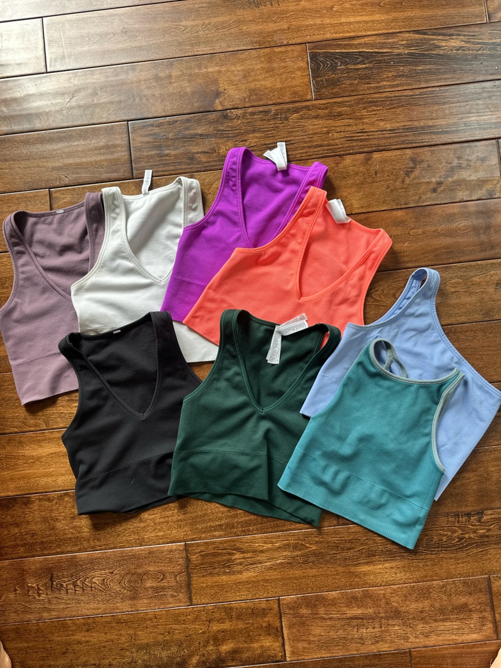 Athleta Bundle (8) Aurora Crop Tanks